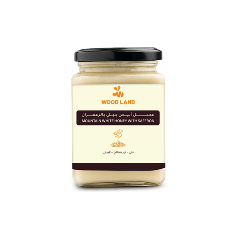Mountain White Honey with Saffron